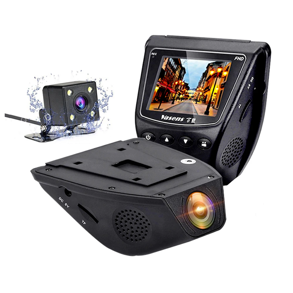 
Small 1080P 24H Intelligent Parking Monitoring Vehicle Security WDR DVR Impact Recording Dash Car Camera 