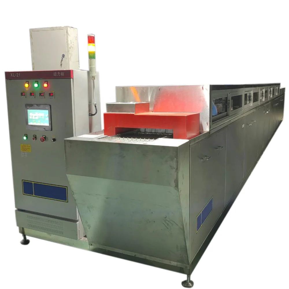 Brake pad Industrial Cleaning Booth System Ultrasonic Drying Cleaning Line Detergent Washing Lines Ultrasonic Tanks