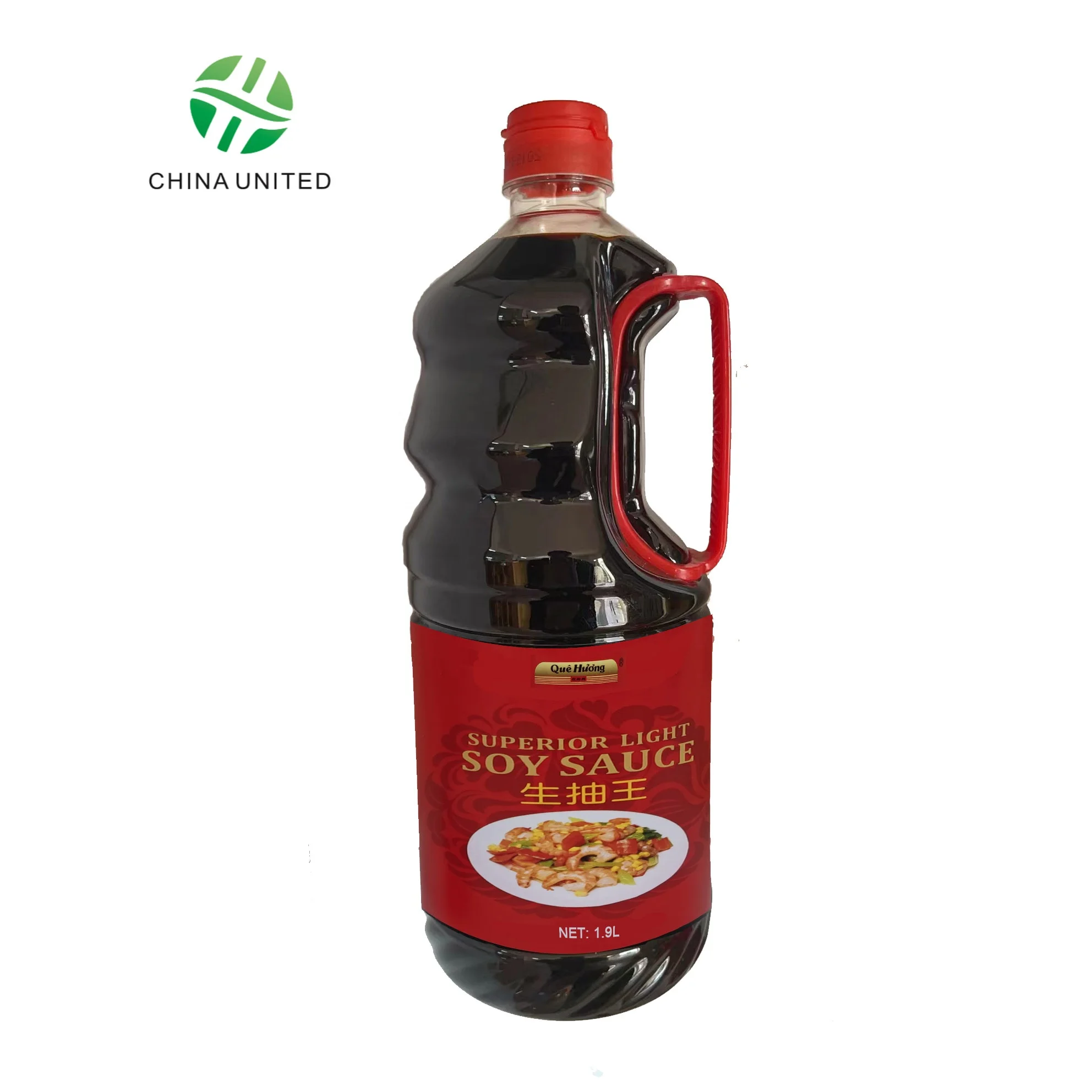 HACCP Premium Delicious Soy Sauce Light 1.9L Naturally Brewed Drum Que Huong Brand Factory Price High Quality
