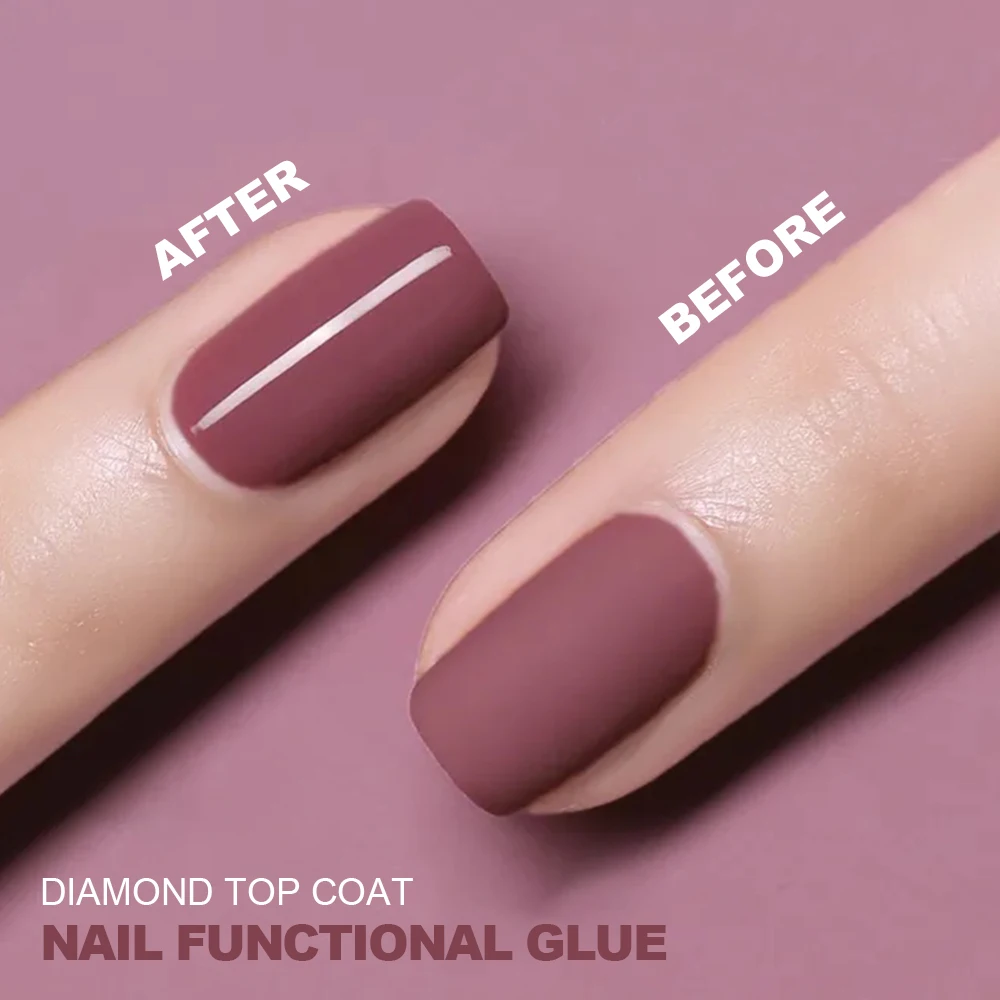 Tenteu top coat gel nail polish no MOQ diamond top coat nail gel private label gel top coat