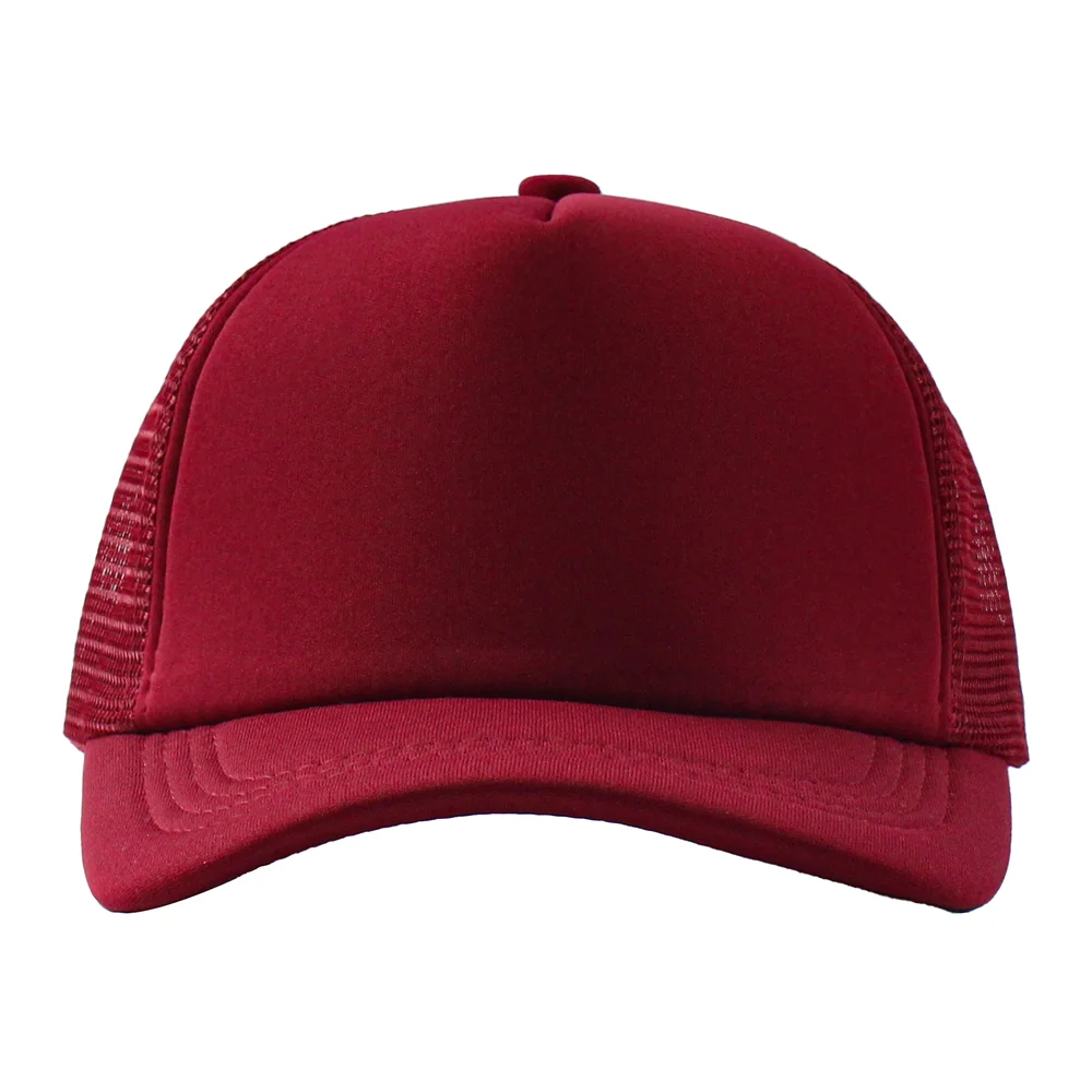 Wholesale Custom Logo Oem 5 panel Foam Mesh Blank Trucker Hat Caps Custom Logo Plain Embroidery Cap Trucker Hats Vinyl Gorras