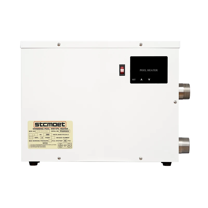 STCMOET Spa Heater Pool Heater Swimming Heat Pump Hot Water heater Above Ground Touch Screen