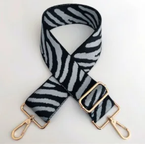 26 Colors Multicolor Crossbody Handbag Replacement Strap 5CM Wide Zebra Pattern Purse Bag Straps Handbag belt Extender