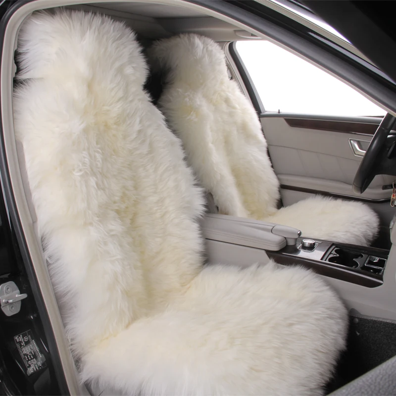  Новое поступление 2019 чехлы на сиденья автомобиля из австралийской овчины универсальный размер для