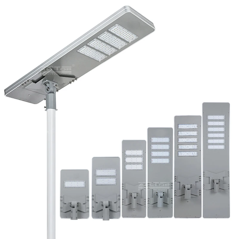 ALLTOP Factory Wholesale Ip65 Waterproof Alloy Aluminum 50w 100w 150w 200w 250w 300w Outdoor Solar Led Street Lamp