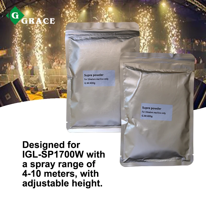 Igracelite 400g Titanium Ti Powder For Cold Spark Machine For 1700W Outdoor Waterproof Cold Spark Machine