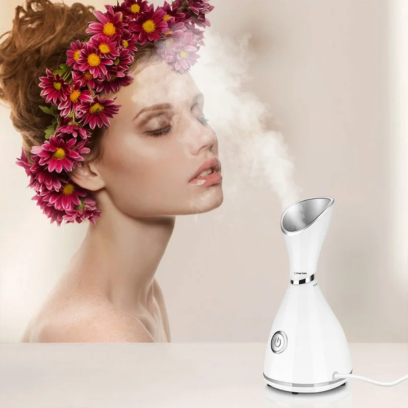 Facial Steamer for Deep Facial Cleansing, Home Humidifier Nano Ionic Steam Machine Electric White/etc STMR-01 CN;SHG Yaokuo 50ML