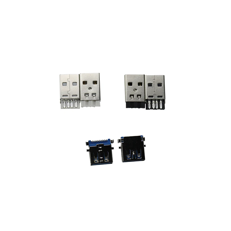  Factory Directly Sell 90 Degree Plug Type Usb 2.0 3.0 Male Female