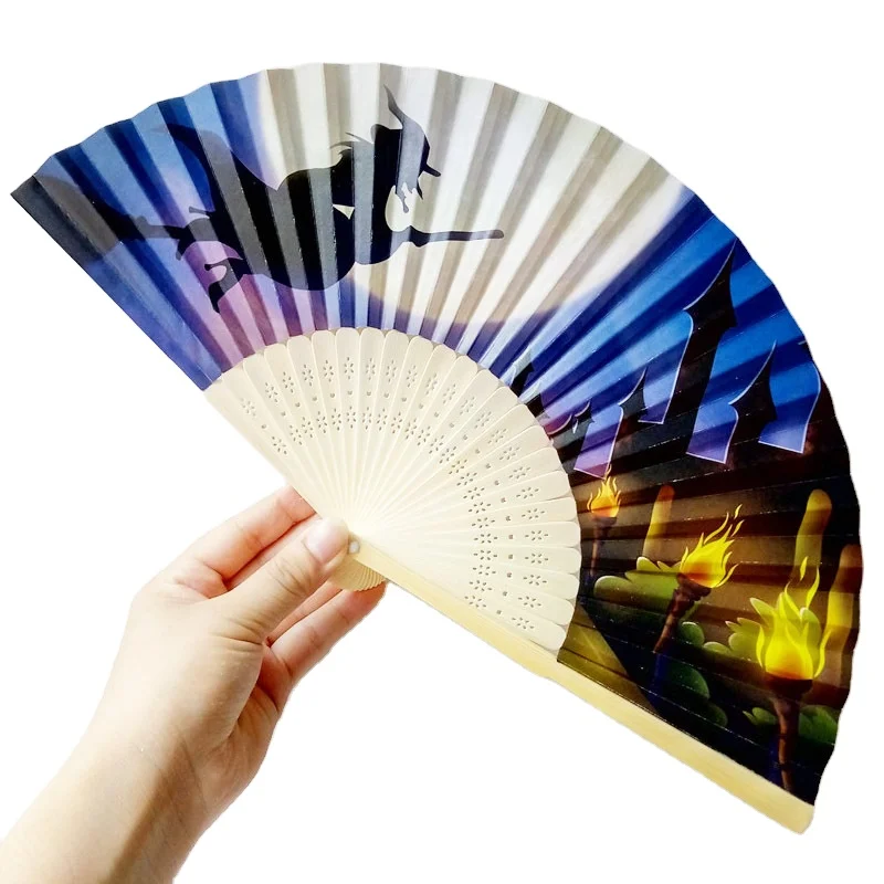 custom gifts & crafts novelty gifts item set Ghost Festival anime cosplay paper fan Halloween costume decorations