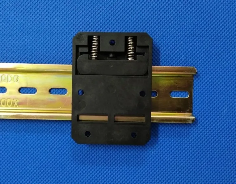 48mm Wide Plastic Spring Loaded Din Standard Rail Mounting Clips Nylon Rail clip RB-231 DIN clip