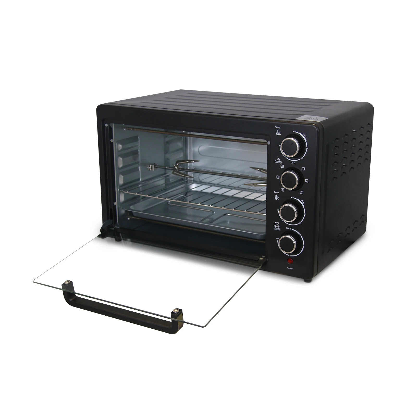 Hot selling 38l multifunction oven mini electric baking oven toaster with timer control for home