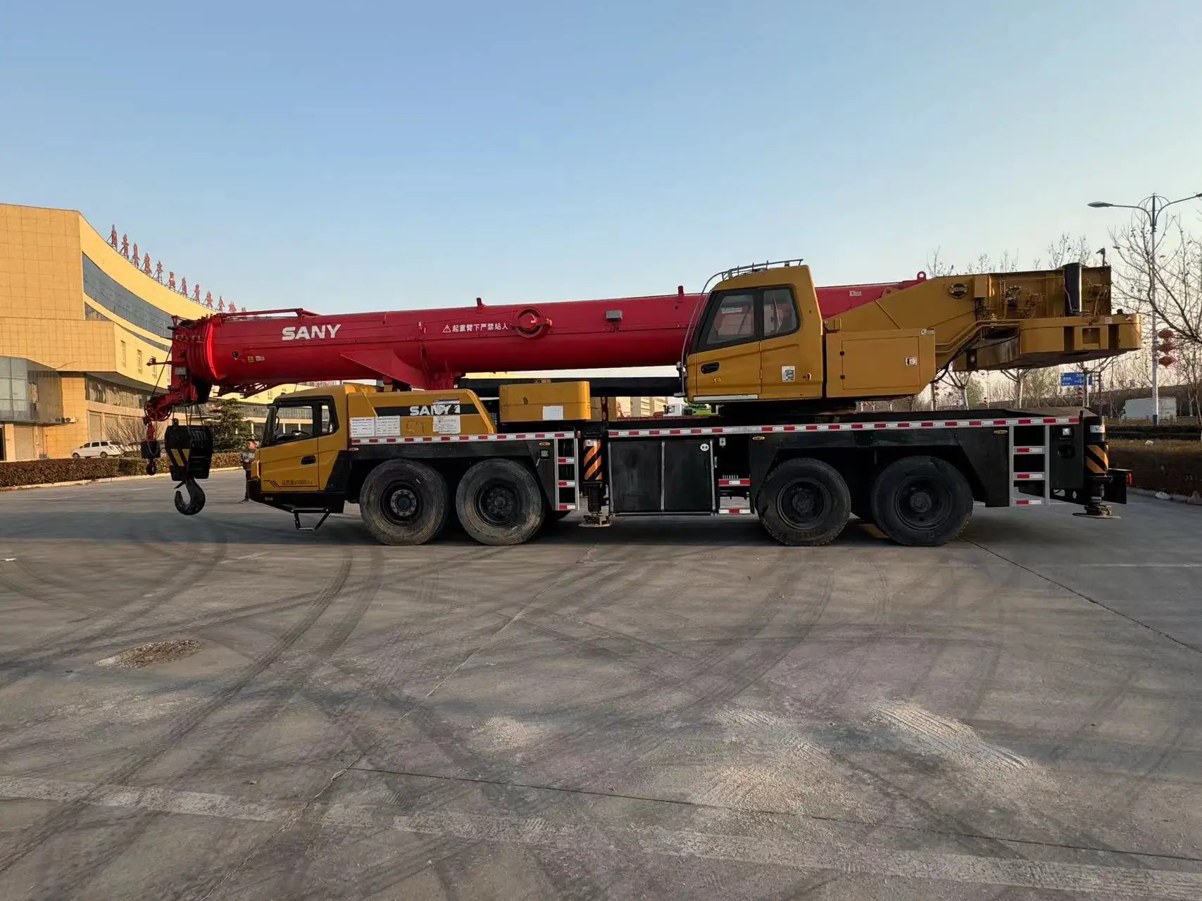 Sany QY80KD 80Ton гидравлический мобильный автокран с высотой подъема 58 1 м