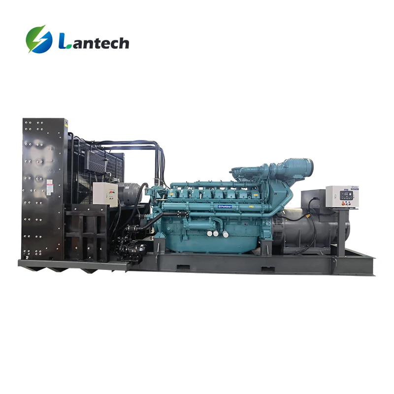 Factory directly sale price 1000kva open silent diesel generator price with Perkins 4008TAG2A 1000kva generator price