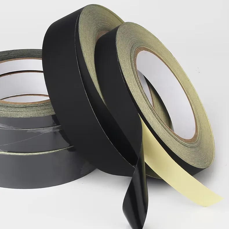 XHY Black Brown  Acetate Cloth Tape Fire Retardant Fabric Perforated Cellulose Acetate Tape