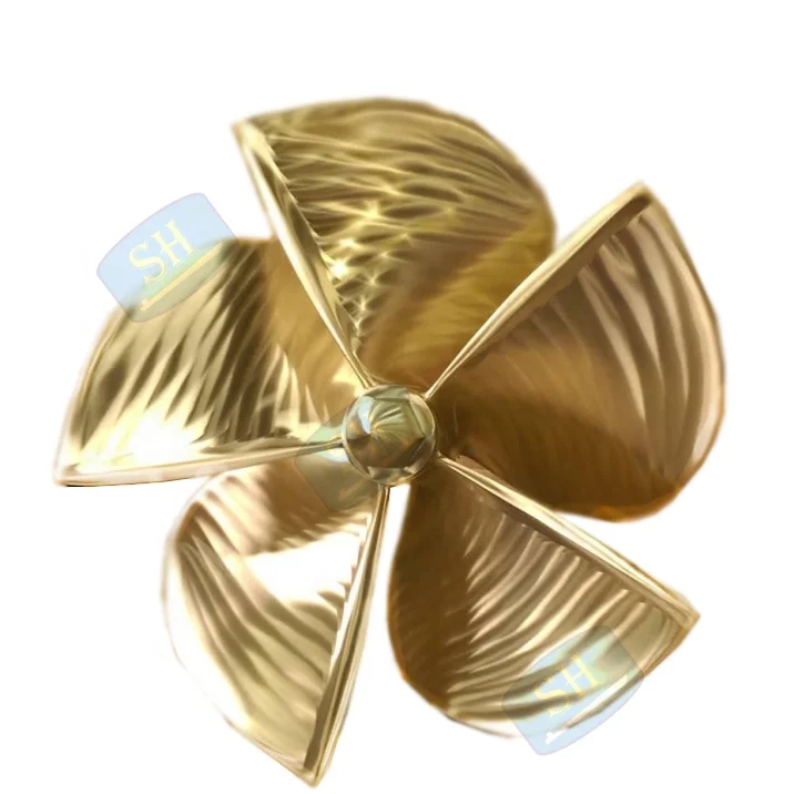5 blades surface drive propeller shaft system
