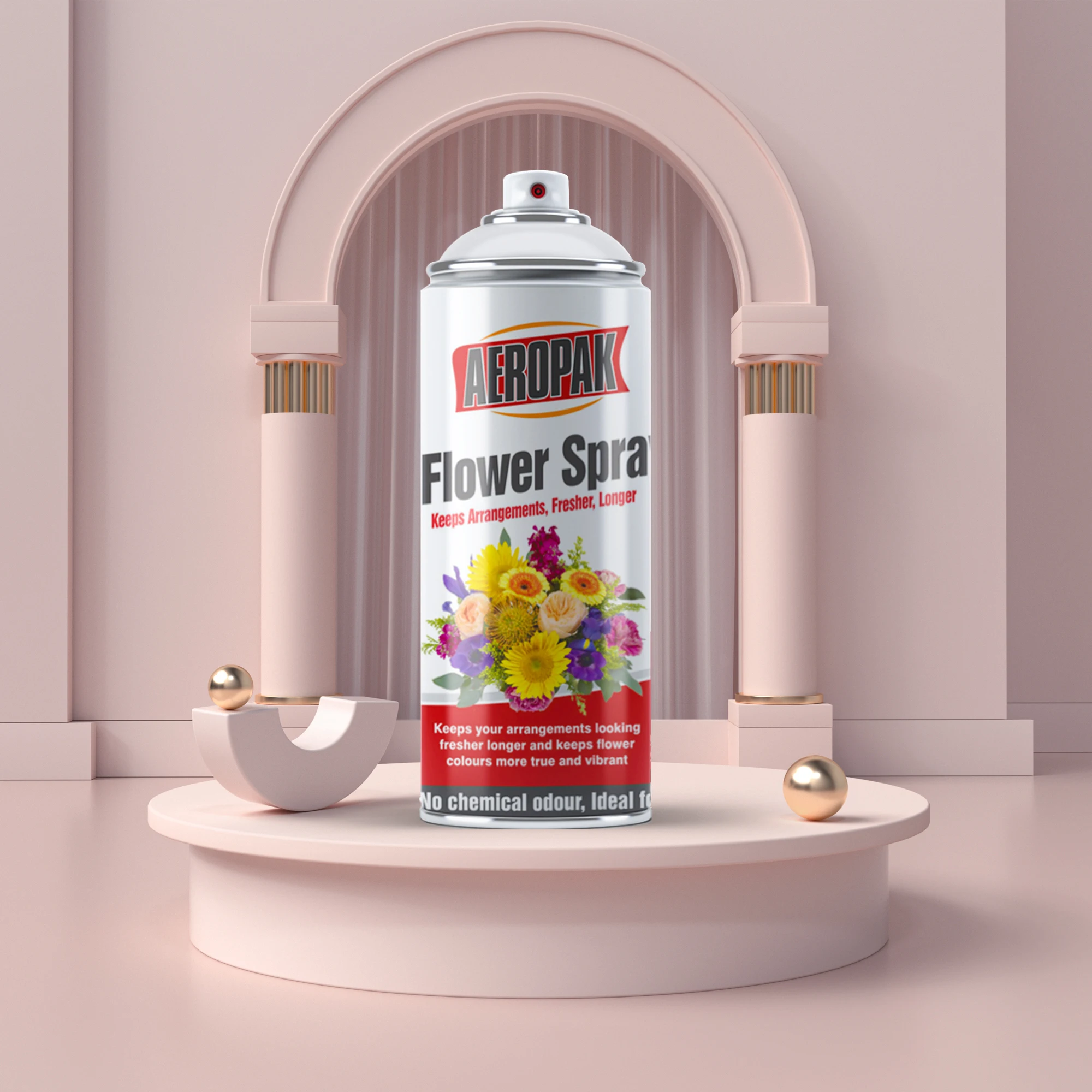 Aerosol 400ml Flower Spray Paint for Flower