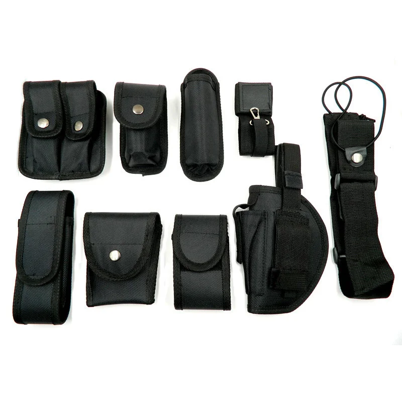 Multifunctional tactical belt ten-piece combination, carrying multiple items, durable