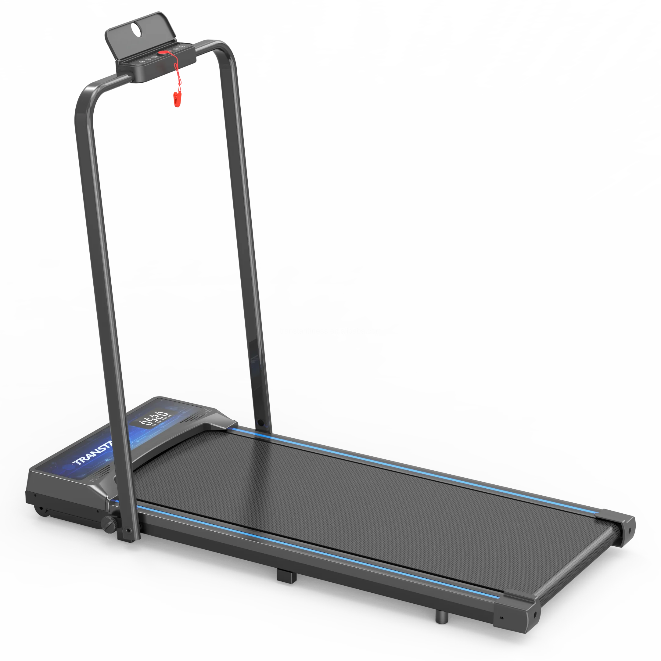 2024 Space Saving Walkingpad Treadmill Caminadora Electrica Plegable y Portatil con Pantalla Digital Walking Pad with Handrail