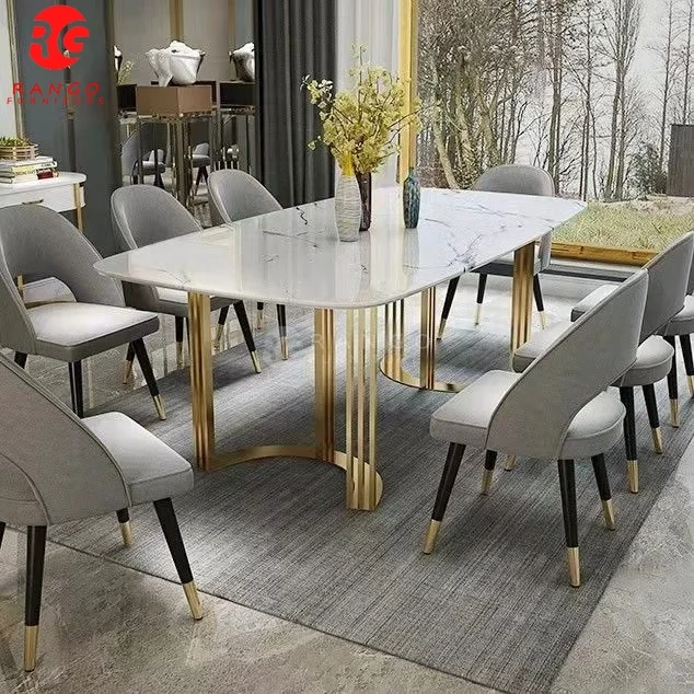 2022 smart dining table turkey dining table scandinavian dining table with 8 chairs