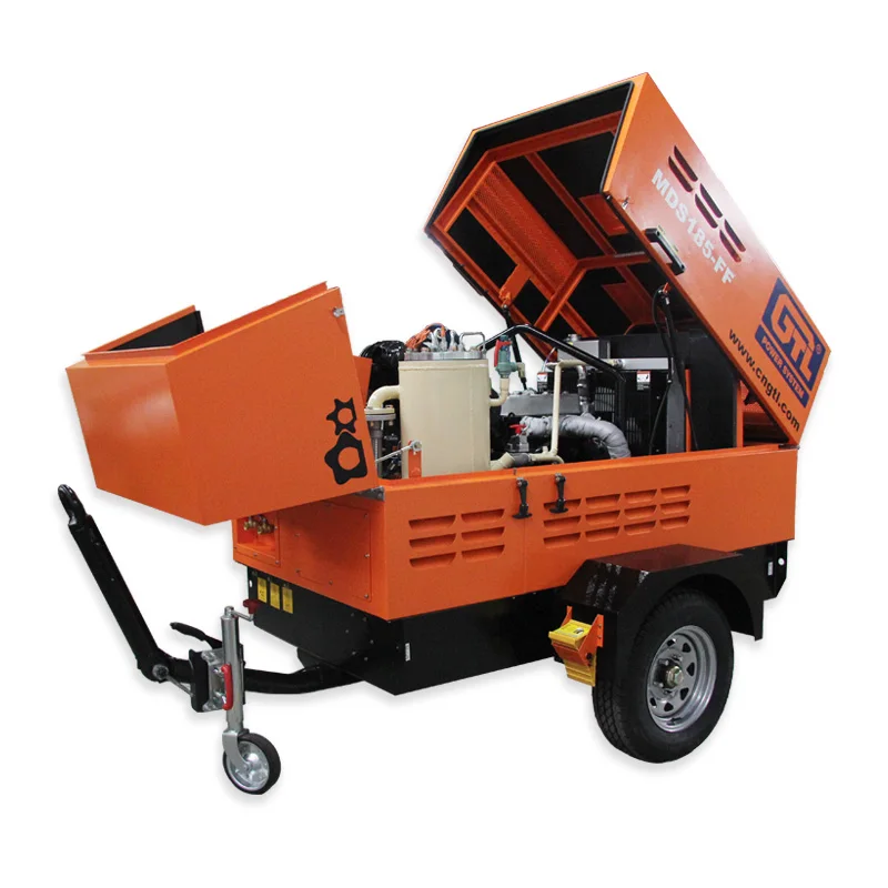 20 liters rotary Diesel  screw elgi air compressor from Chinese,portable mining air compressor pecification