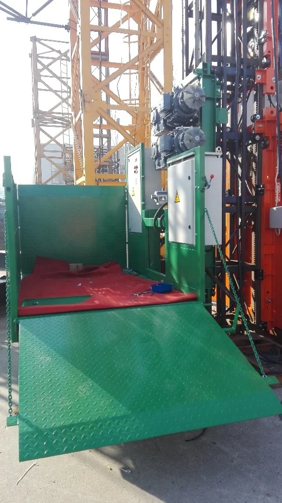 Material hoist for scaffolding cargo elevator vertical mast lift with CE and EAC certificate