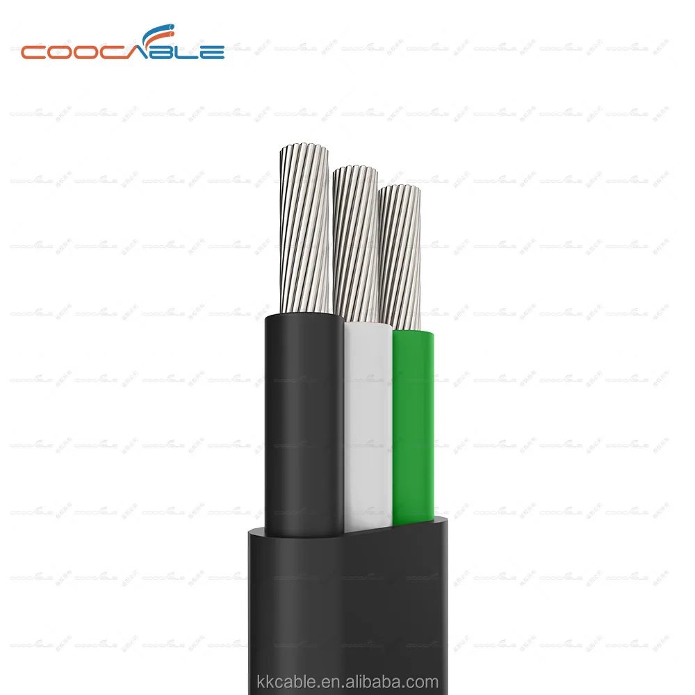 10/3 AWG  Spec Triplex Flat AC Marine Wire - 18 Feet