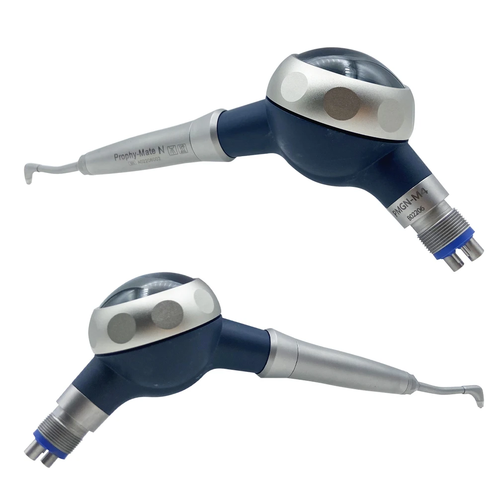 M&Y Dental Equipments Medical Air Flow Prophy Jet 360 degree Teeth Cleaning Water Spray Air Polisher Handpiece Compatible 4hole