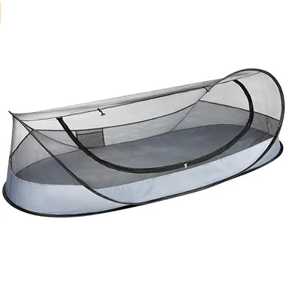 Outdoor pop up portable travel mosquito net tent for hiking and camping