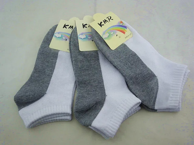 boy white socks kids white socks 100% cotton white school socks kids