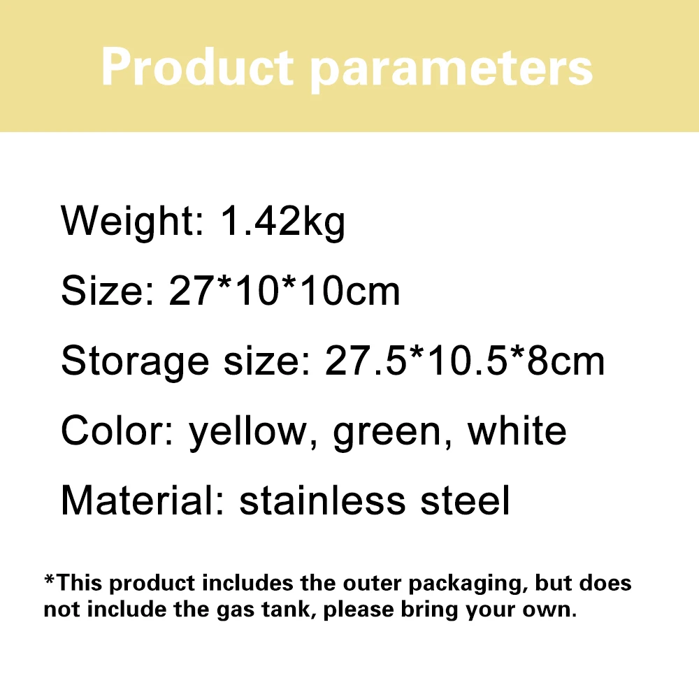 Mini folding gas stove outdoor camping picnic gas stove portable fire boiler tea stove white