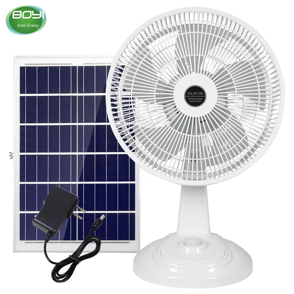 Powerfull solar energy ac rechargeable solar fans price in bangladesh