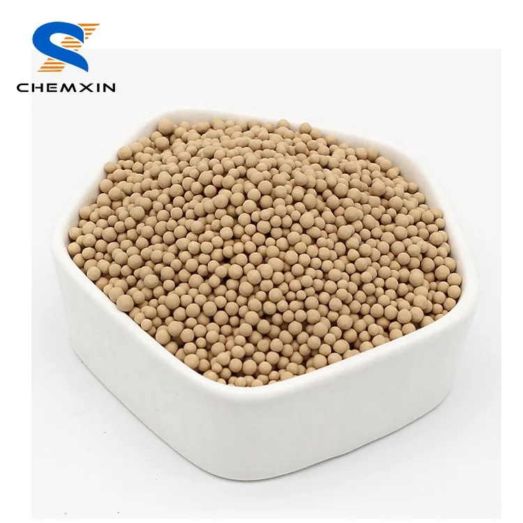 CHEMXIN synthetic zeolite molecular sieve desiccant 4a 3-5mm for solvent dehydration in lithium battery industry