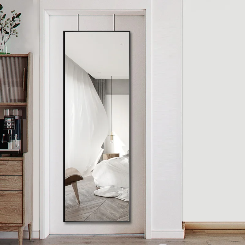 The mirror that can be hung on the bedroom door Fitting room door Full-length mirror Hanging door mirror