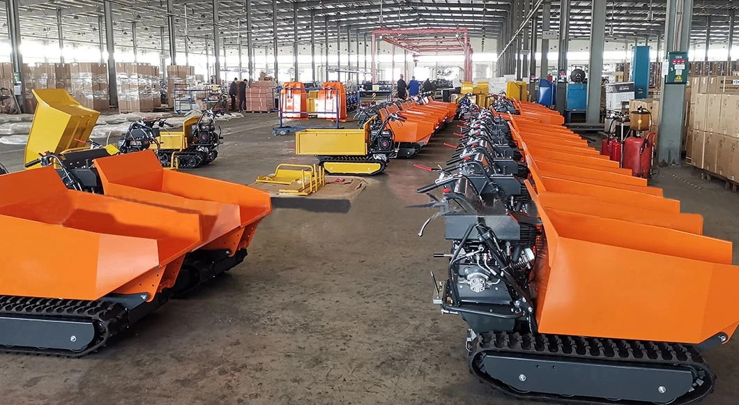 construction motorized wheel barrow mini wheel dumper transporter indoor and outdoor use