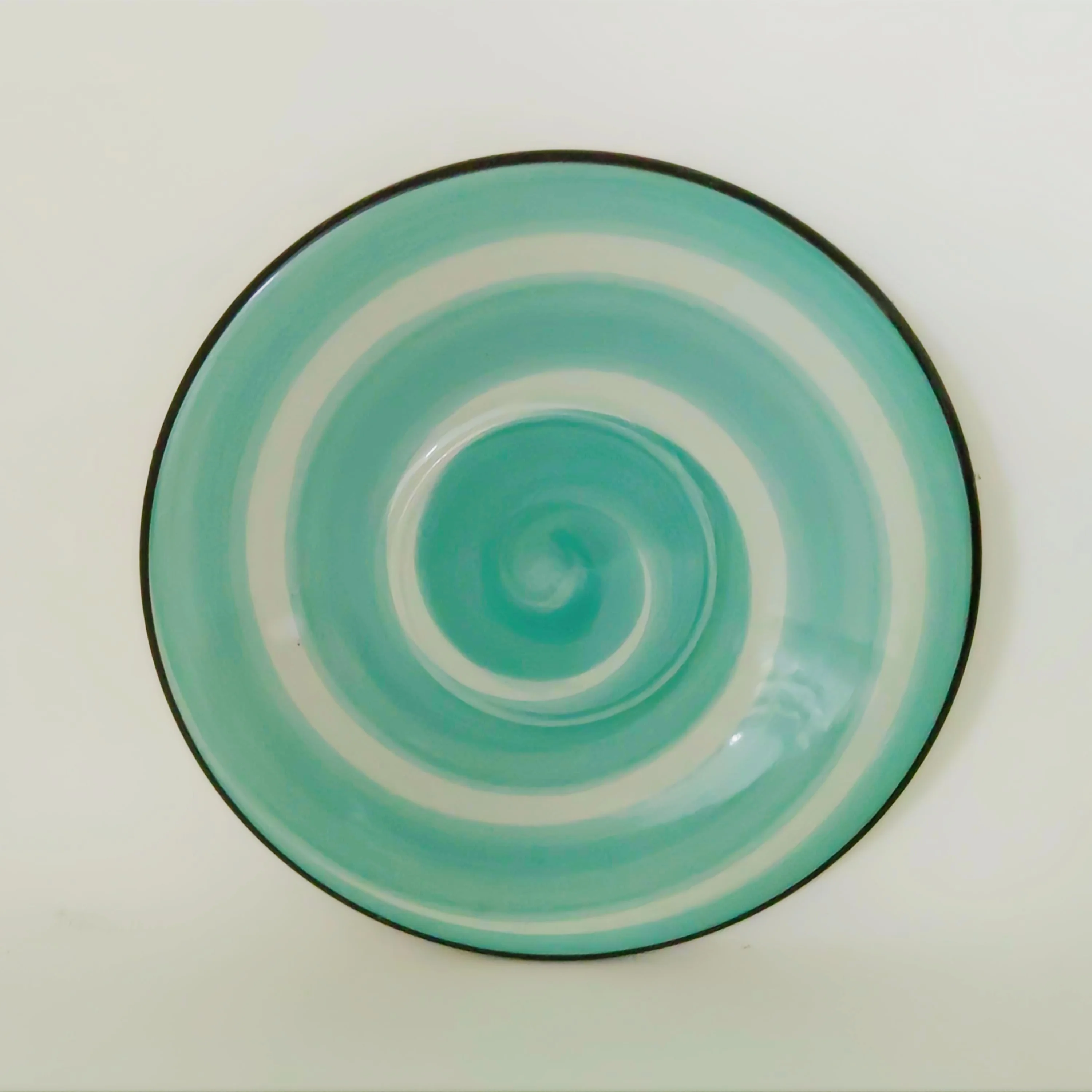 220 ml Large Ceramic Hand painted Cup and Saucer