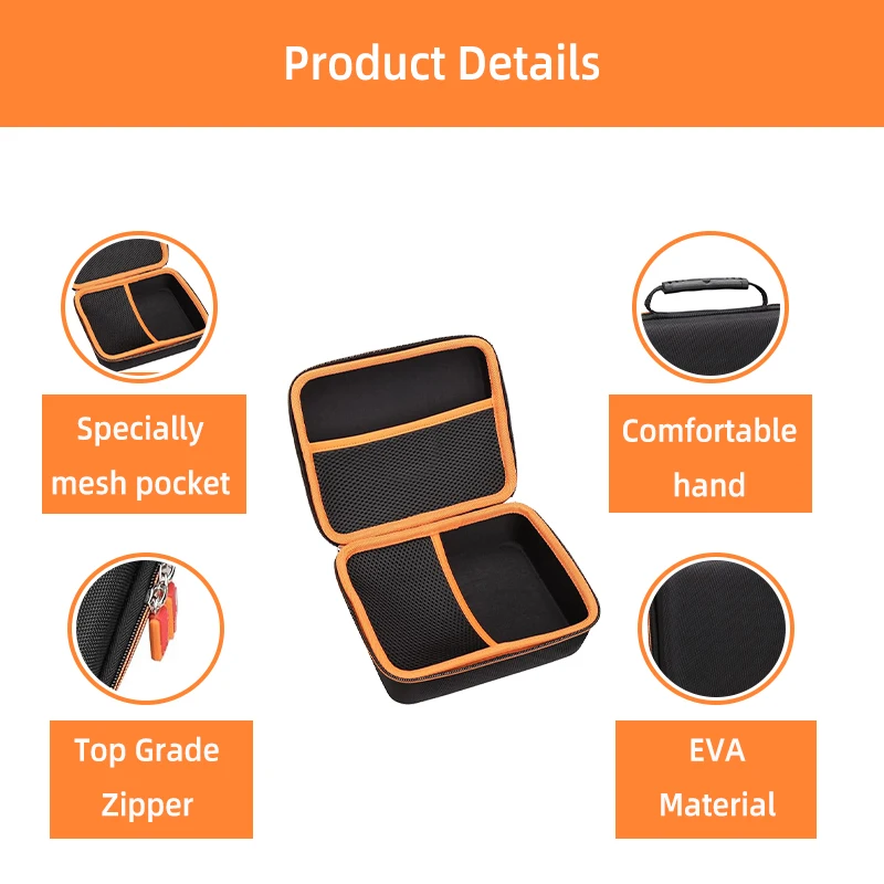 2024 New Product Portable Eva Travel Carrying Case for Tool case Custom Hard Shell Storage Case With handle For Handle