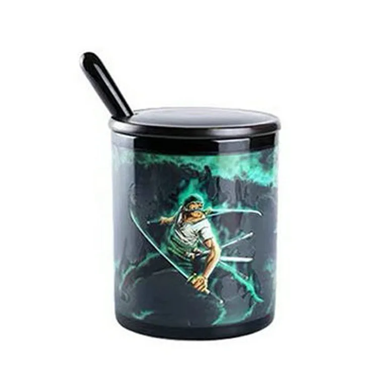 Temperature color change water coffee luffy graphics one pieces anime mug cup