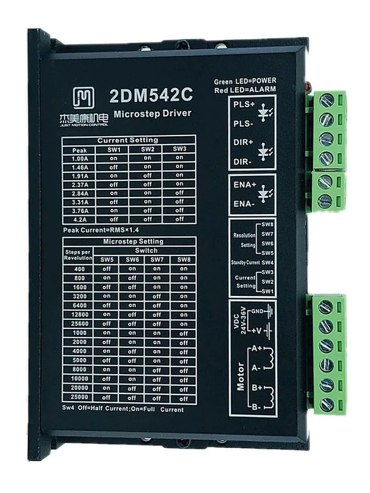 Wholesale 18V-80VAC 24V-110VDC 2.6A-8.2A Microstep Driver Dma860H Nema34 Stepper Motor Driver for DTF Sublimation Inkjet Printer