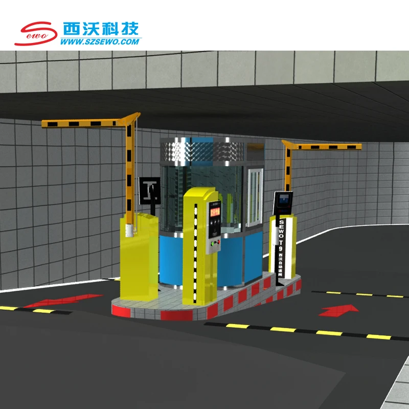 SEWO Smart Auto RFID Vehicle Parking System With Parking Charge System Equipment