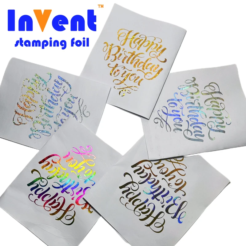 best quality DIY silver lustre Reactive Foil Hot stamping foil For wedding cards Paper