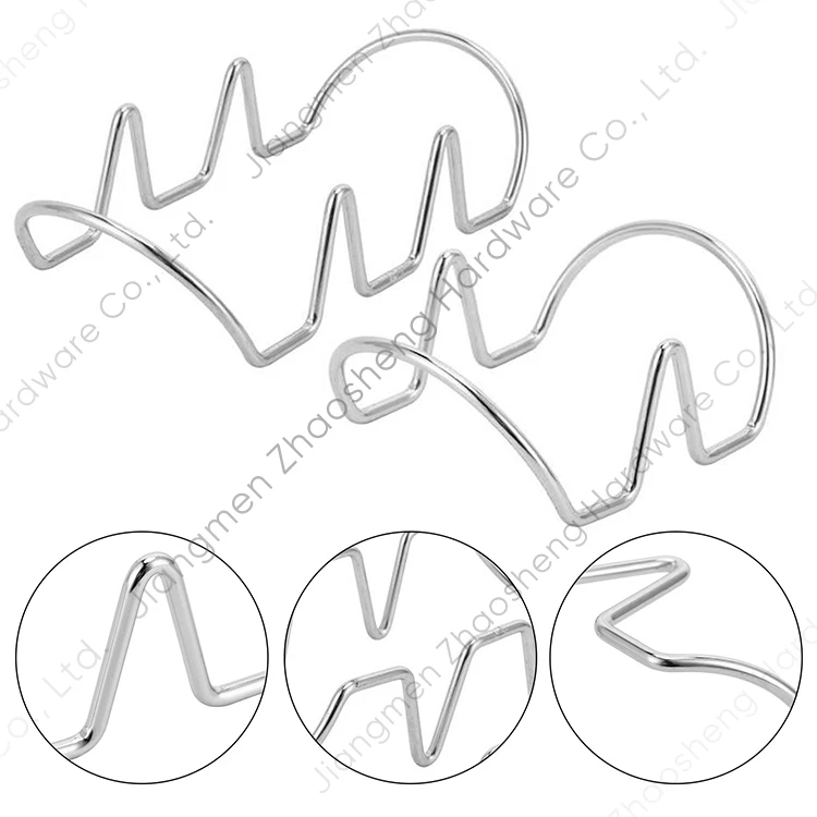 Multiple Wholesale Restaurant Decorative Metal Oven Safe  High Quality Stainless Steel Stand Taco Holder Set For 3 Taco