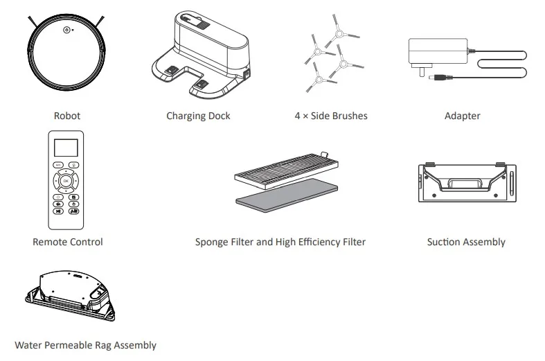 
Robot Vacuum Dust Bin Cleaner Parts Accessories Cleaner Spare Parts fit for all kinds of Robot Vacuum Cleaner 