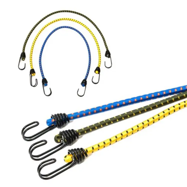 Heavy Duty Outdoor Straps Bungee Cords  Sizes Elastic Bungee Cords With Hook Strap