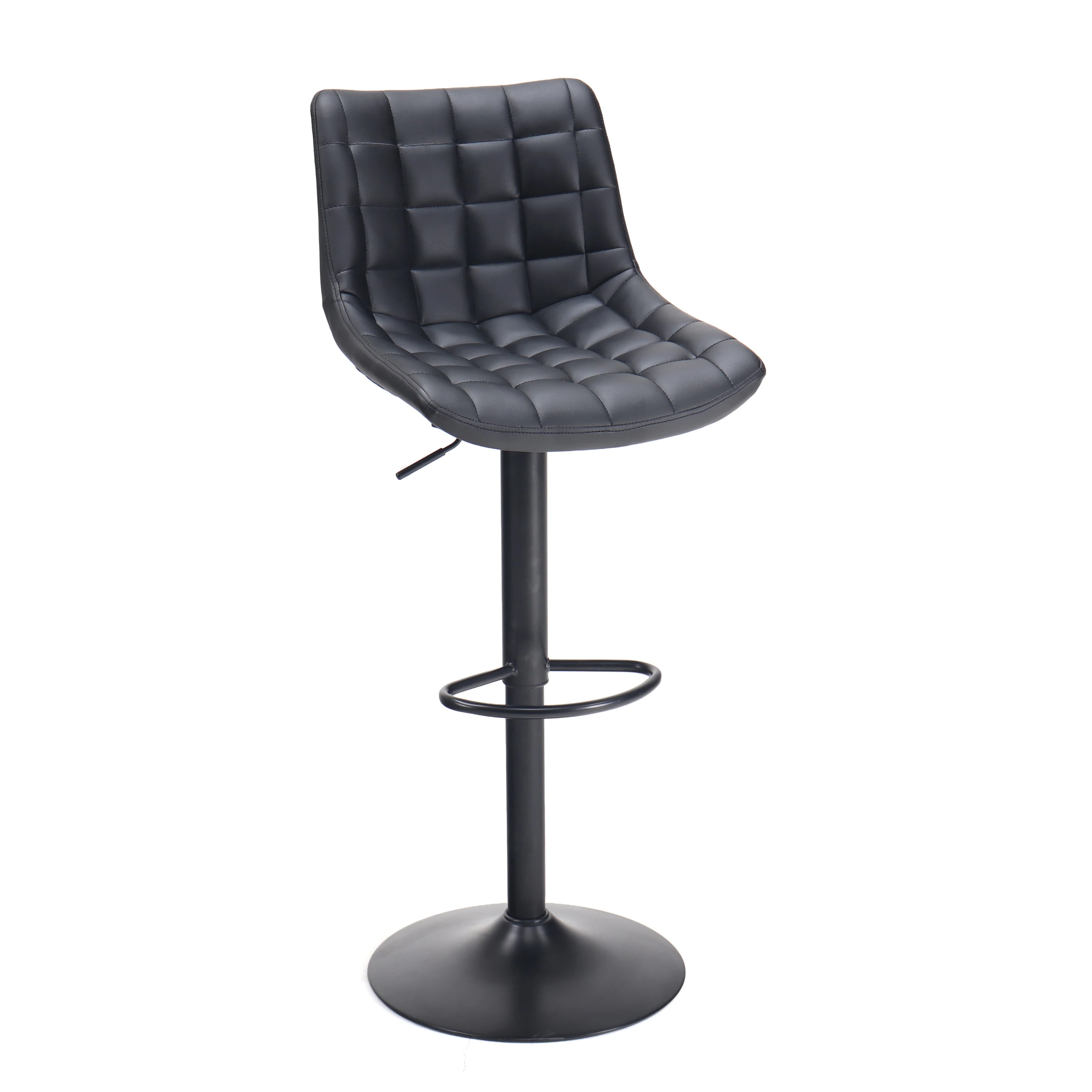 Factory Direct Price Adjustable Height Swivel Stool Chair Gambling Chair Casino Bar Chair PU Leather for Bar and Hotel Reception