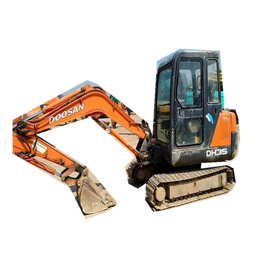 3,5 тонн мини doosan dh35 экскаватор б/у dh 35 экскаваторы из Кореи dh35 в хорошем состоянии дробилка оригинальная Япония