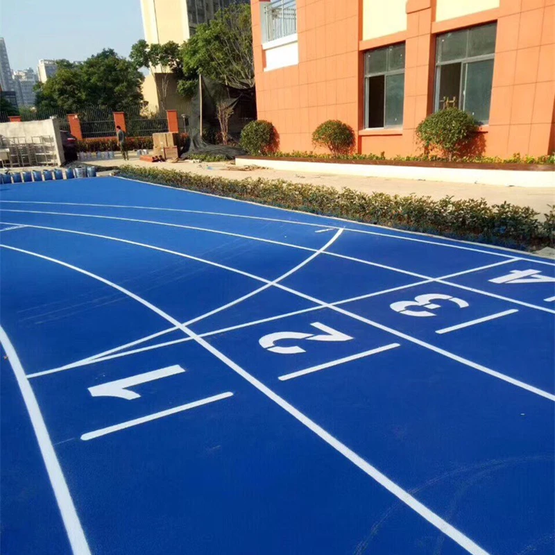 Sports Centre Prefabricated Rubber Running Track For 400 Meter Standard Track Field and playground FN-R-24011501