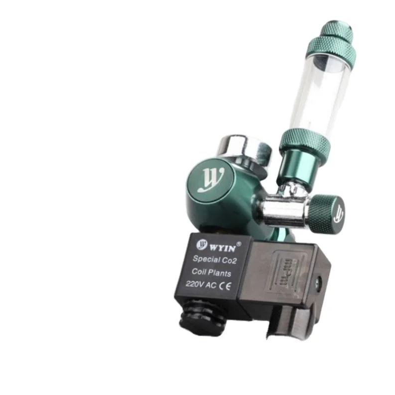 CO2 decompression meter Aquarium grass cylinder electromagnetic single meter Carbon dioxide cylinder set Pressure reducer