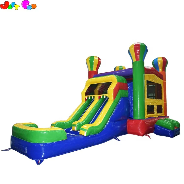 Коммерческий надувной батут с модулем по ценам, надувной батут с бассейном, готов к отправке