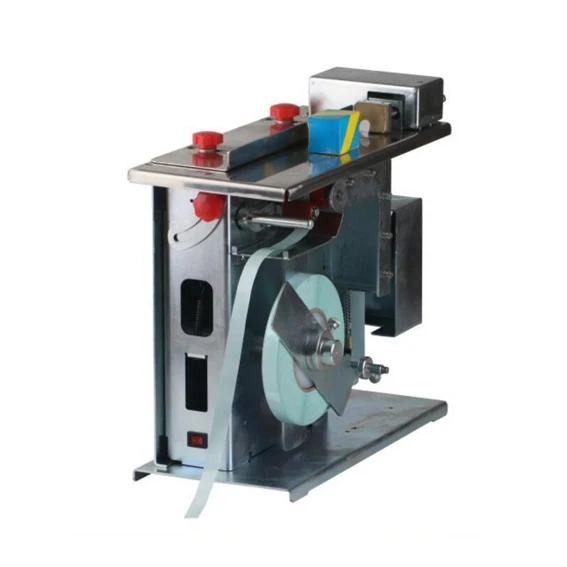 Label Applicator 90 Degrees Corner Wrapping Labeling Machine Manual Self Adhesive PVC 2000BPH Machinery Capacity 65-110mm