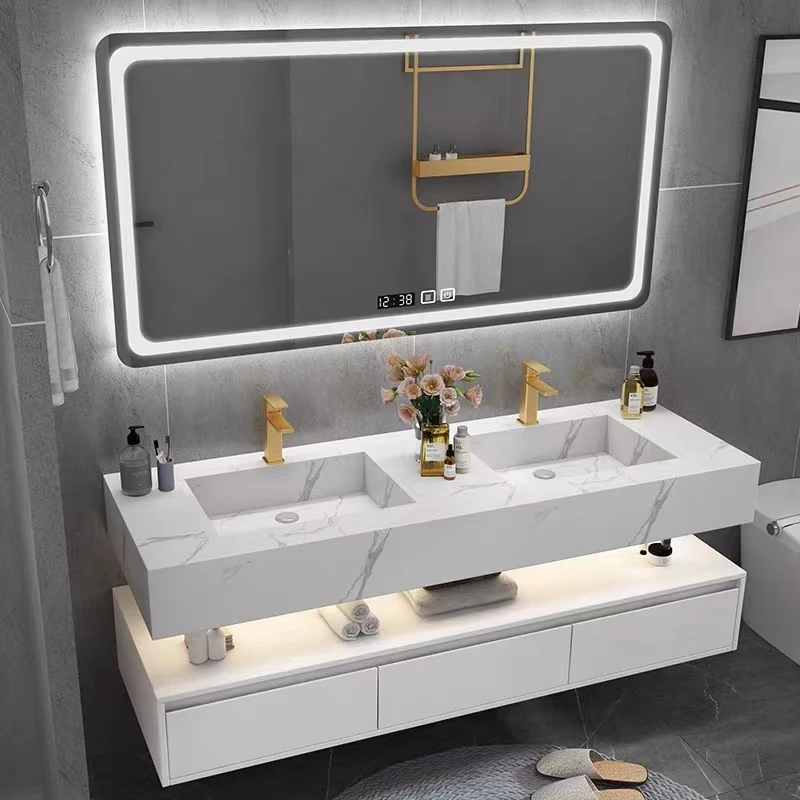 Modern Washbasin New Italian Design Sanitary Ware Bathroom Furniture Double Marble Wash Basin Sink and Bathtub